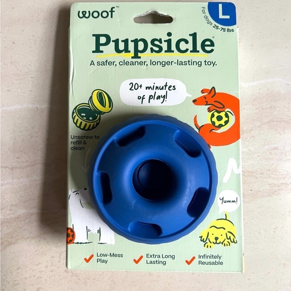 WOOF Pupsicle Treat Dispensing Dog Toy & Treat - Picture 3 of 7